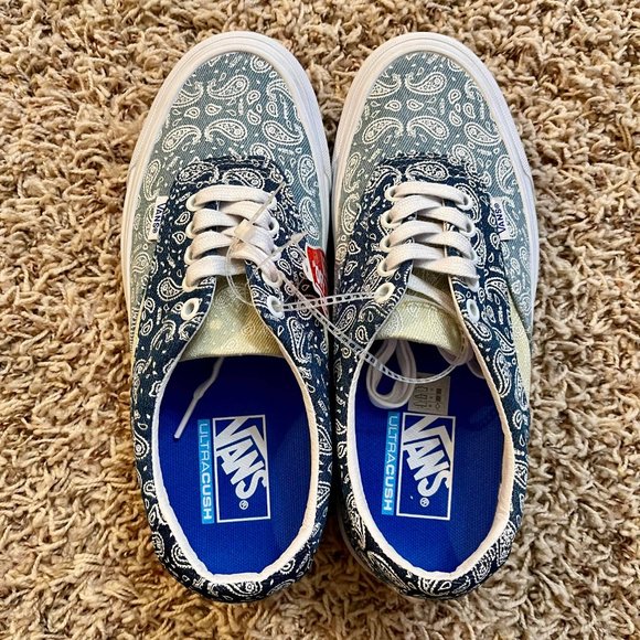 VANS Acer NI SP Denim Paisley Bandana Sneakers Shoes, Men’s Size 7 / Women’s 8.5 - Picture 5 of 11